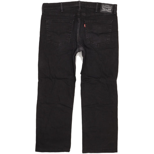 Levi's 559 Men Black Straight Relaxed Stretch Jeans W38 L28