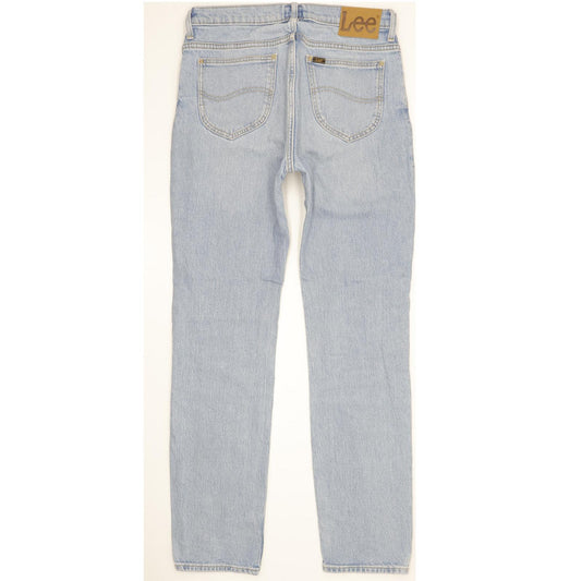 Lee Men Blue Straight Slim Stretch Jeans W30 L31