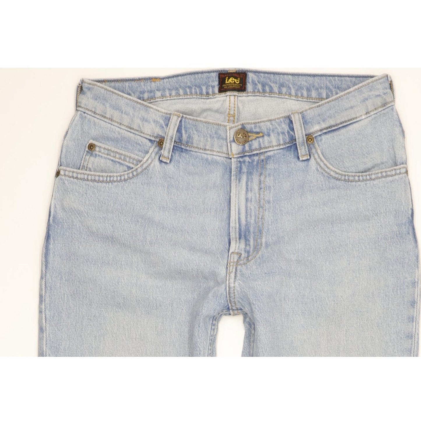 Lee Men Blue Straight Slim Stretch Jeans W30 L31