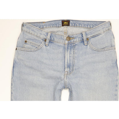 Lee Men Blue Straight Slim Stretch Jeans W30 L31
