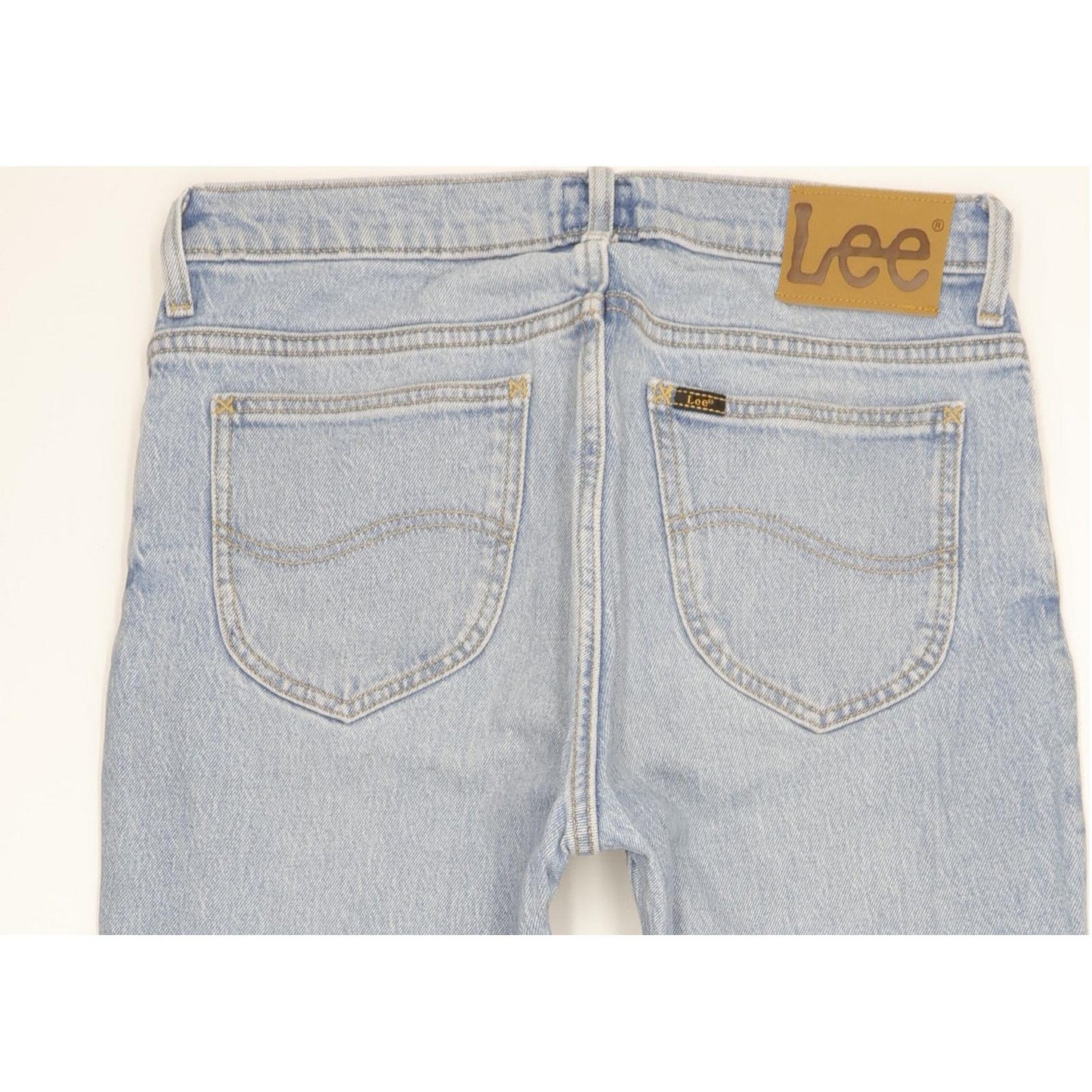 Lee Men Blue Straight Slim Stretch Jeans W30 L31