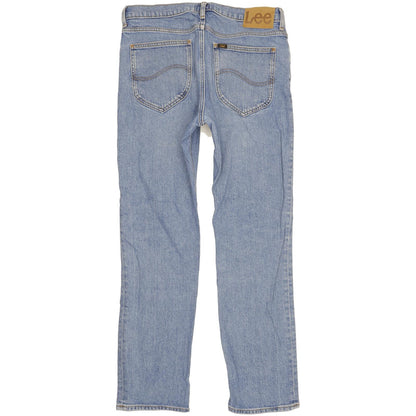 Lee West Men Blue Straight Regular Stretch Jeans W31 L30