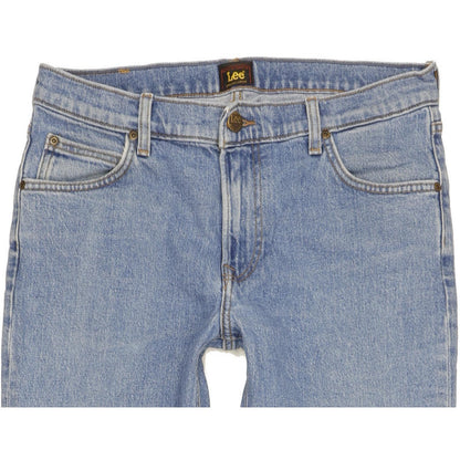 Lee West Men Blue Straight Regular Stretch Jeans W31 L30