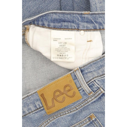 Lee West Men Blue Straight Regular Stretch Jeans W31 L30