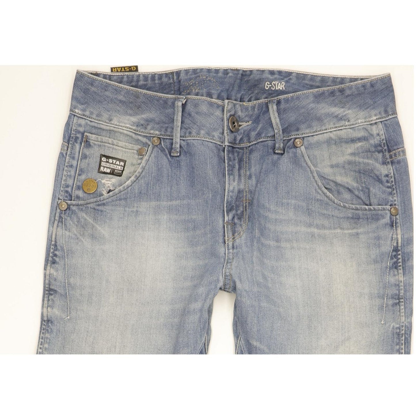 G-Star Arc 3D Women Blue Tapered Loose Jeans W26 L30