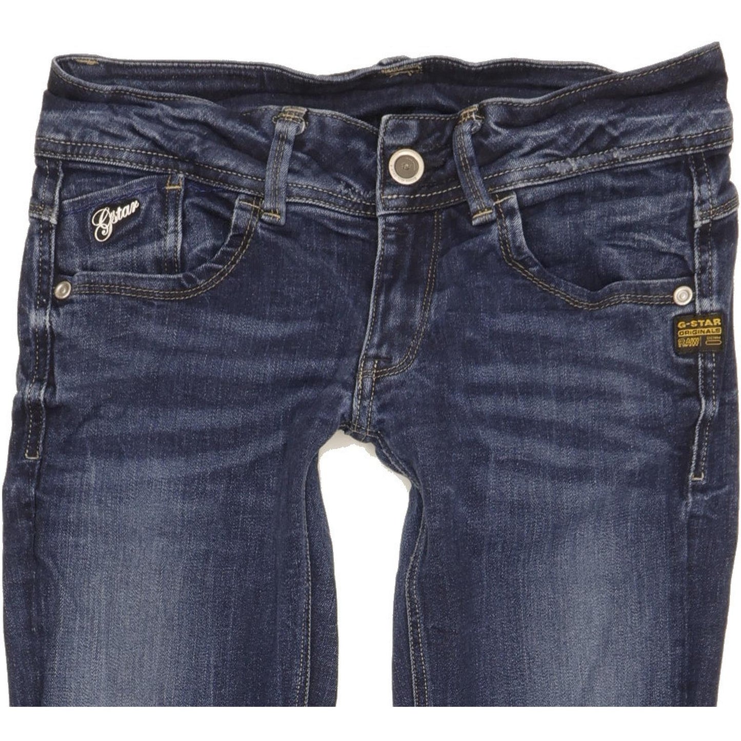 G-Star Lynn Women Blue Skinny Slim Stretch Jeans W28 L25