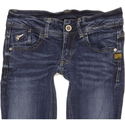 G-Star Lynn Women Blue Skinny Slim Stretch Jeans W28 L25