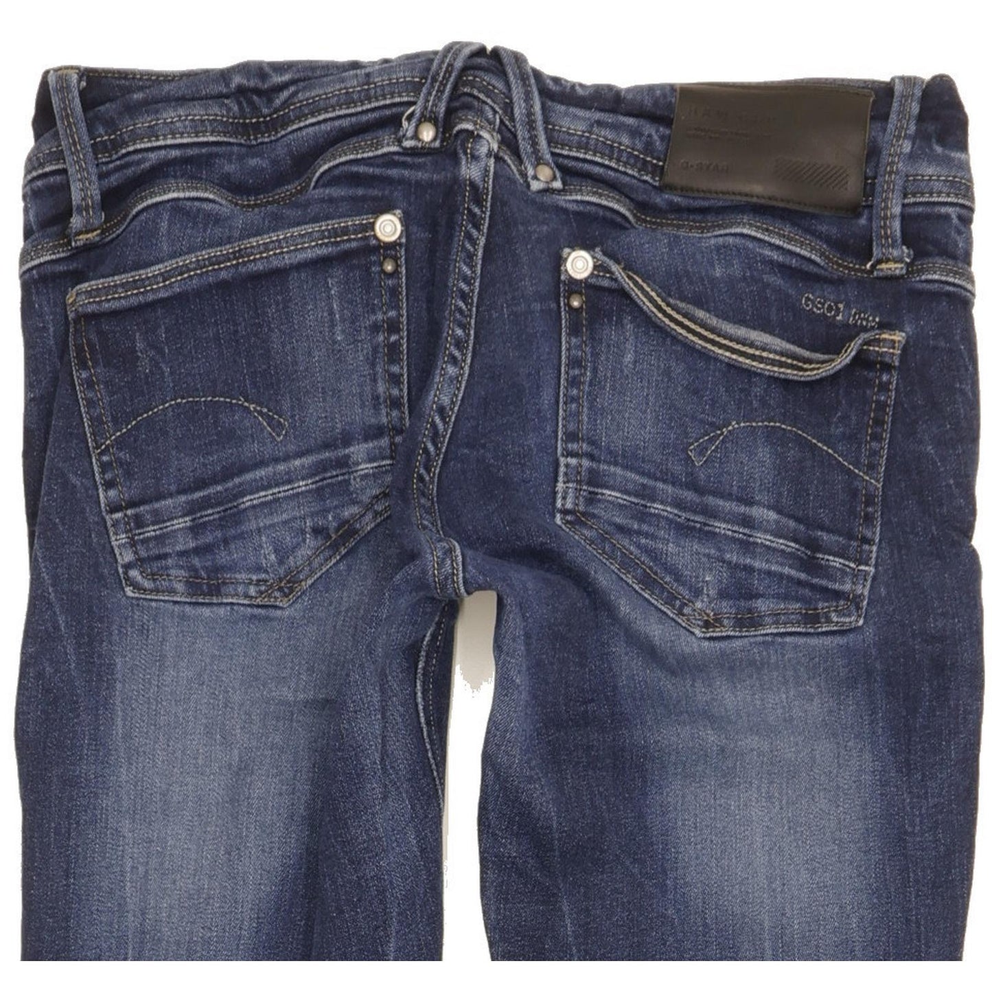 G-Star Lynn Women Blue Skinny Slim Stretch Jeans W28 L25