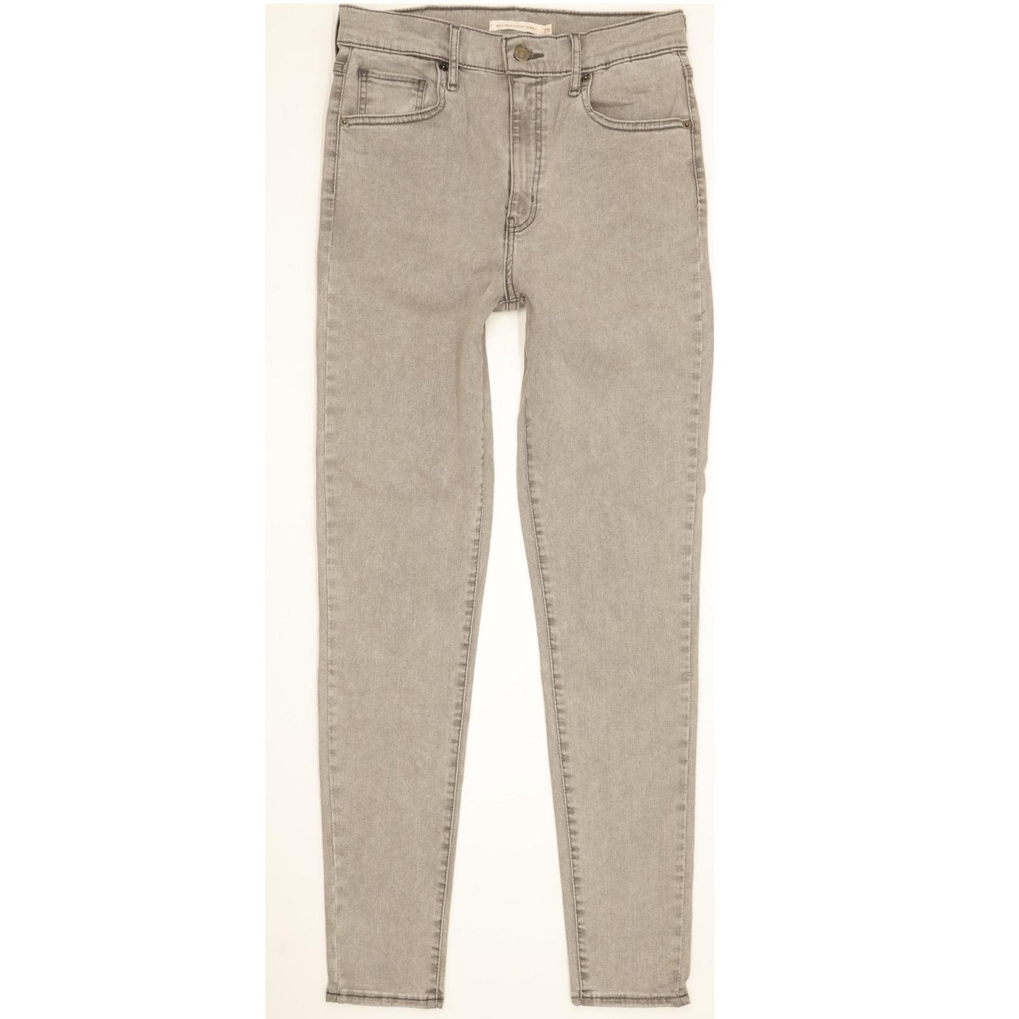 Levi's Mile Grey Skinny Slim Stretch Jeans High Waisted W29 L30