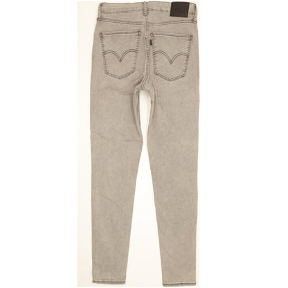 Levi's Mile Grey Skinny Slim Stretch Jeans High Waisted W29 L30