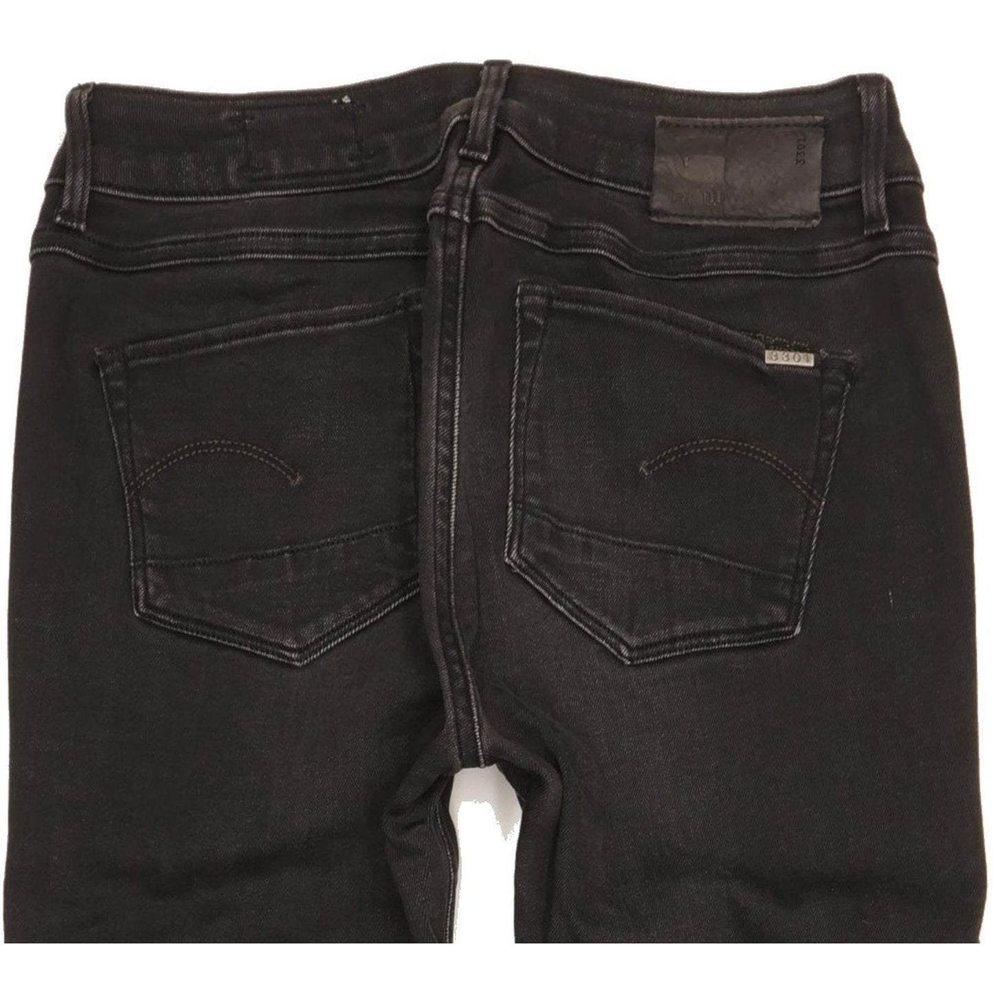 G-Star Women Black Skinny Slim Stretch Jeans W27 L30