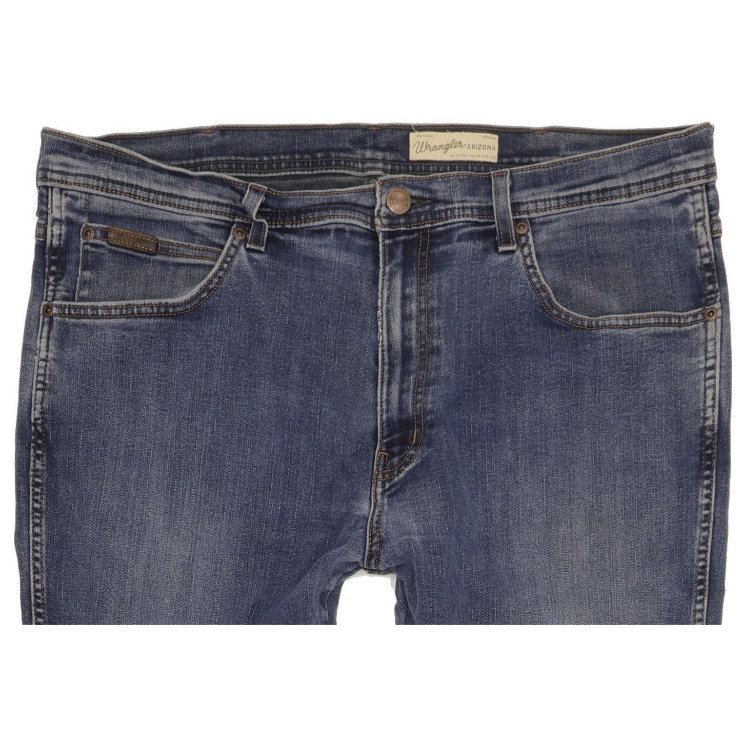 Wrangler Arizona Men Blue Straight Regular Jeans W40 L30