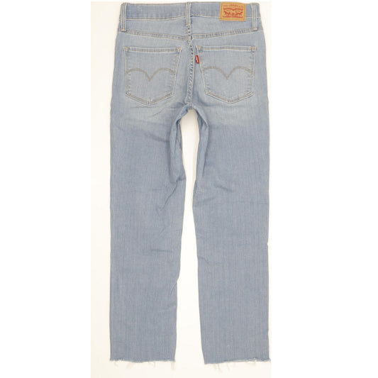 Levi's 312 Shaping Women Blue Straight Slim Stretch Jeans W26 L26