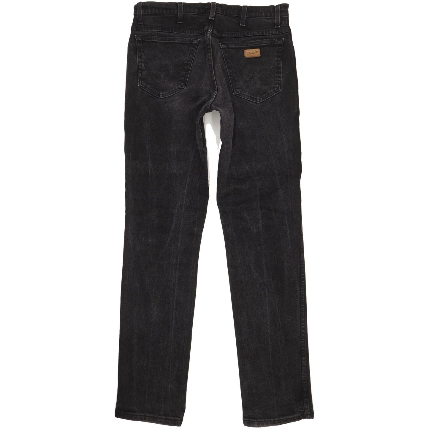 Wrangler Texas Men Black Straight Regular Stretch Jeans W34 L36