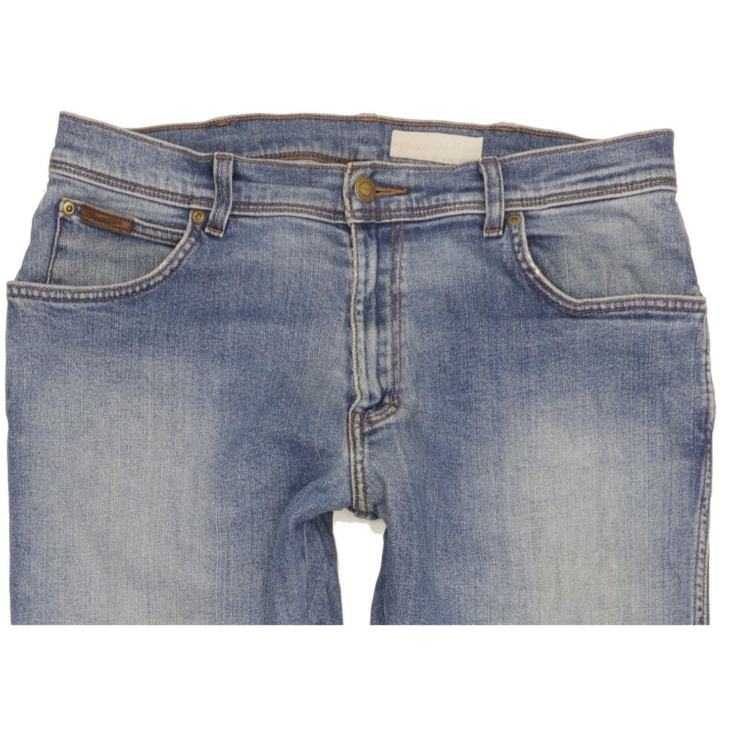 Wrangler Texas Men Blue Straight Regular Stretch Jeans W34 L31