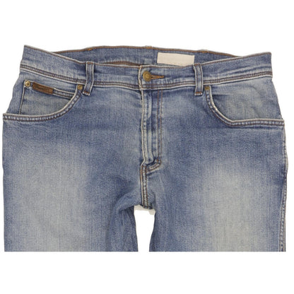 Wrangler Texas Men Blue Straight Regular Stretch Jeans W34 L31