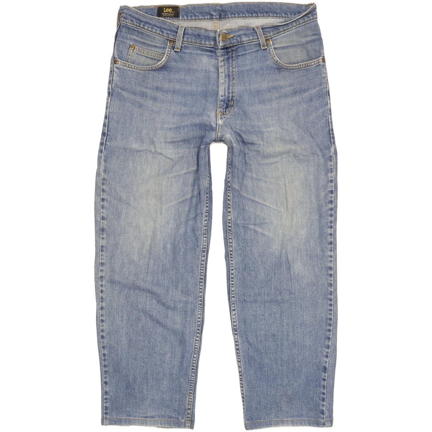 Lee Men Blue Straight Regular Jeans W36 L27