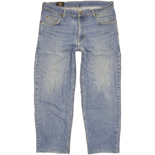 Lee Men Blue Straight Regular Jeans W36 L27