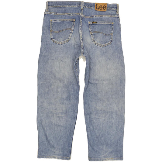 Lee Men Blue Straight Regular Jeans W36 L27