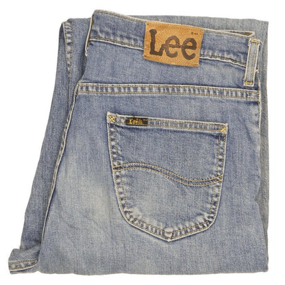 Lee Men Blue Straight Regular Jeans W36 L27