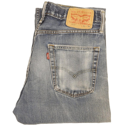 Levi's 514 Men Blue Straight Slim Jeans W32 L32