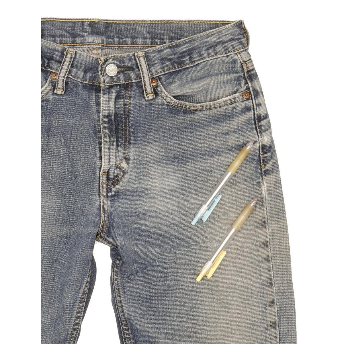 Levi's 514 Men Blue Straight Slim Jeans W32 L32