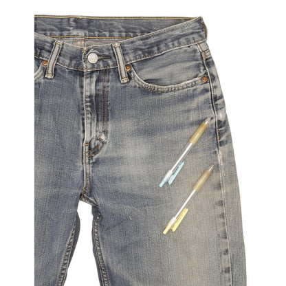 Levi's 514 Men Blue Straight Slim Jeans W32 L32