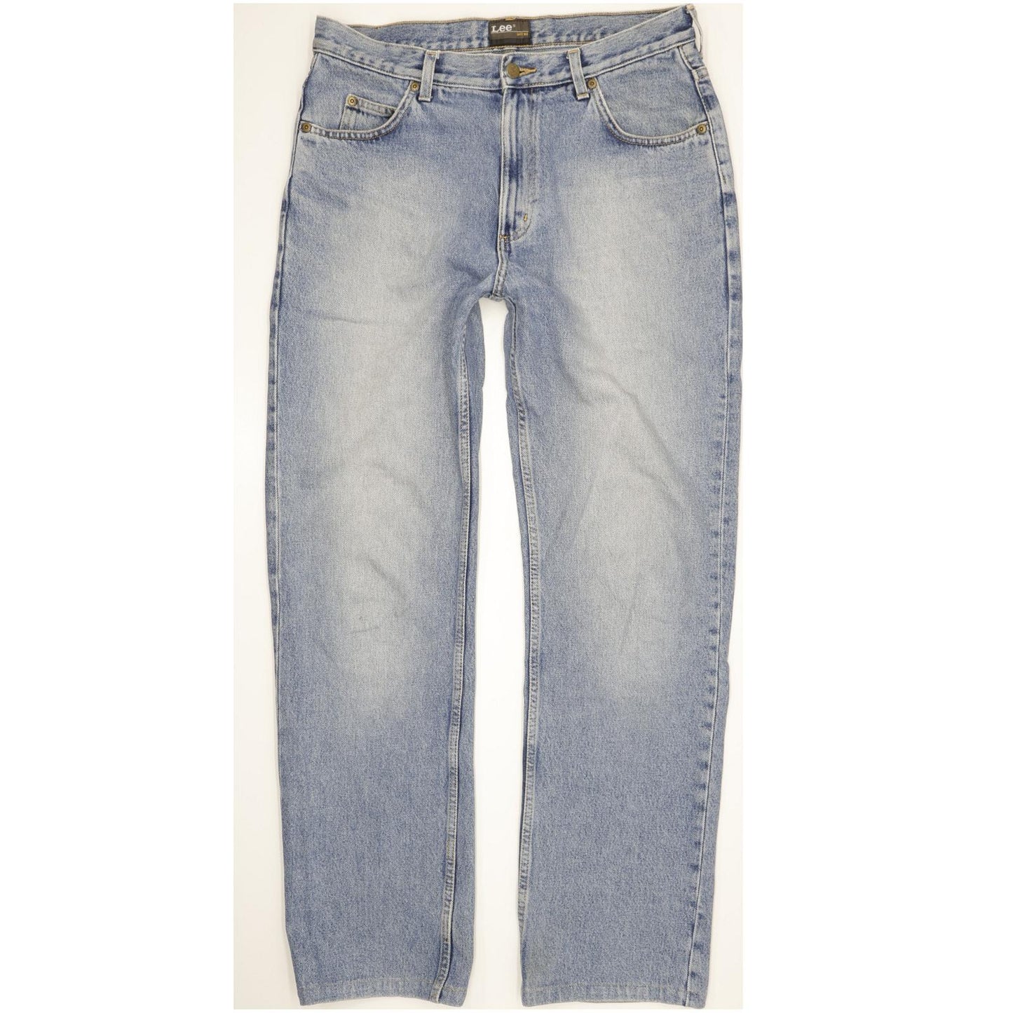 Lee Chicago Men Blue Straight Regular Jeans W34 L32