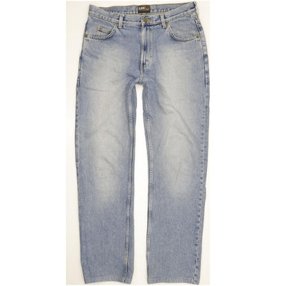Lee Chicago Men Blue Straight Regular Jeans W34 L32
