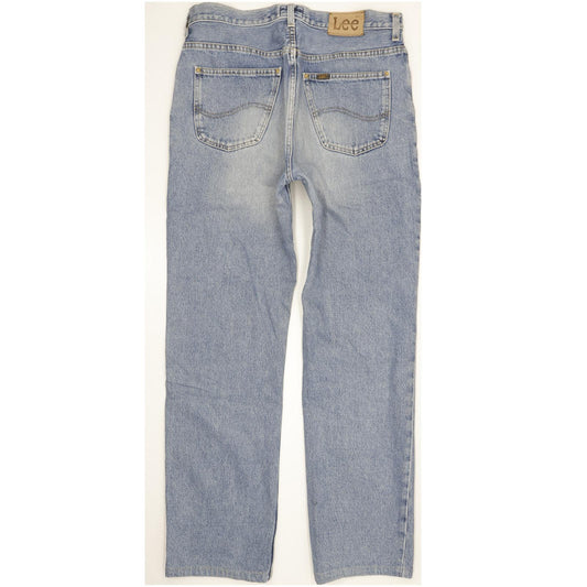 Lee Chicago Men Blue Straight Regular Jeans W34 L32