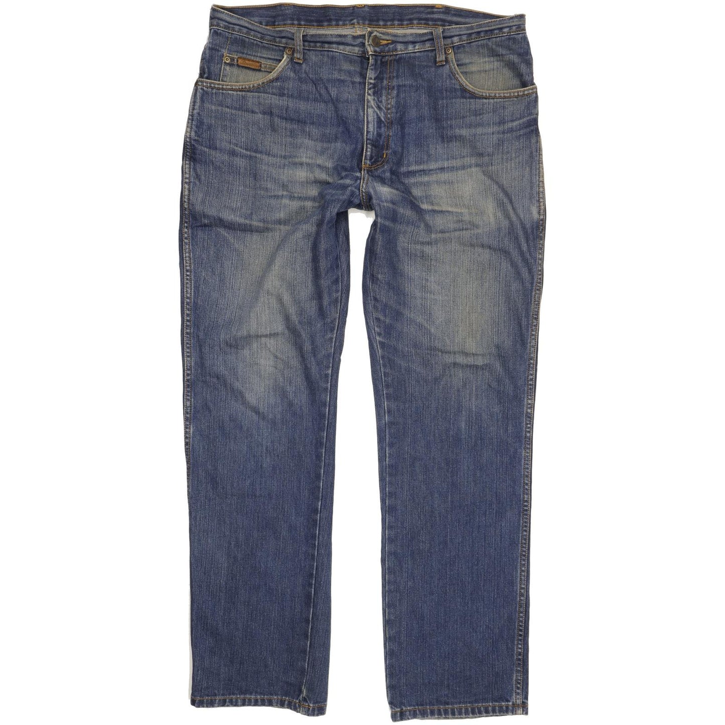 Wrangler Texas Men Blue Straight Regular Jeans W38 L32