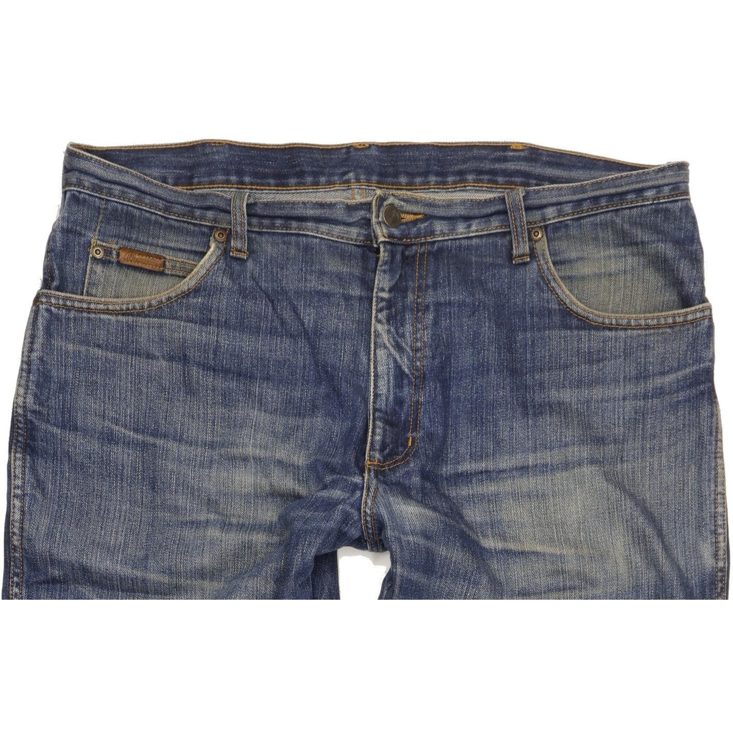 Wrangler Texas Men Blue Straight Regular Jeans W38 L32