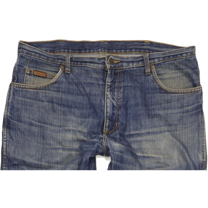 Wrangler Texas Men Blue Straight Regular Jeans W38 L32