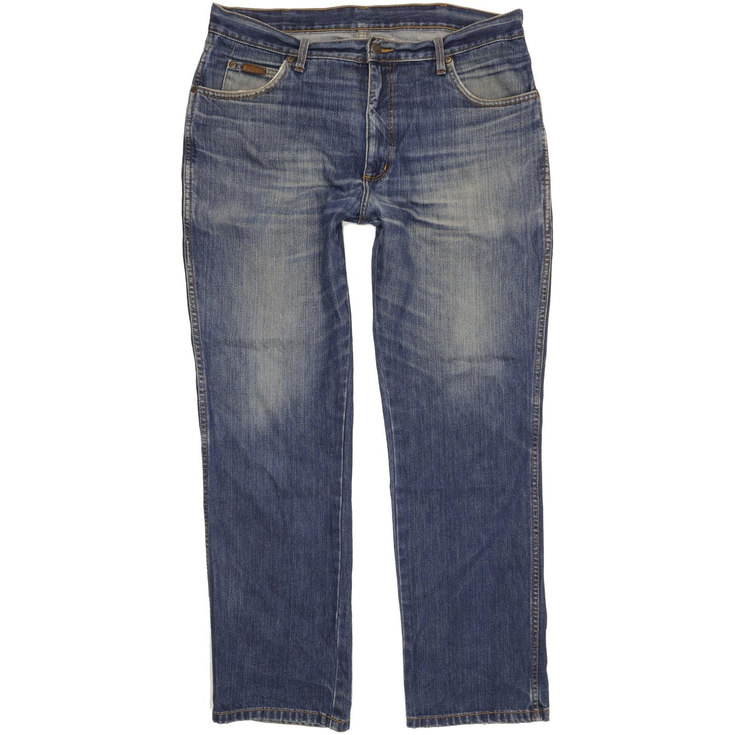 Wrangler Texas Men Blue Straight Regular Jeans W38 L32