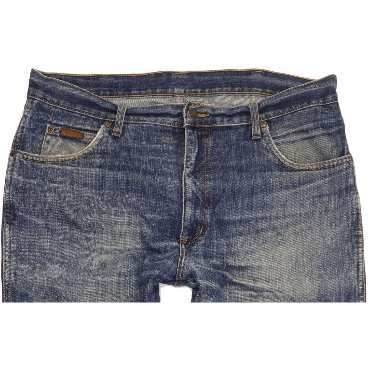 Wrangler Texas Men Blue Straight Regular Jeans W38 L32