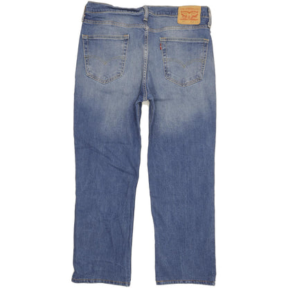 Levi's 514 Men Blue Straight Regular Stretch Jeans W34 L27