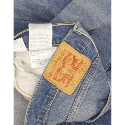 Levi's 514 Men Blue Straight Regular Stretch Jeans W34 L27