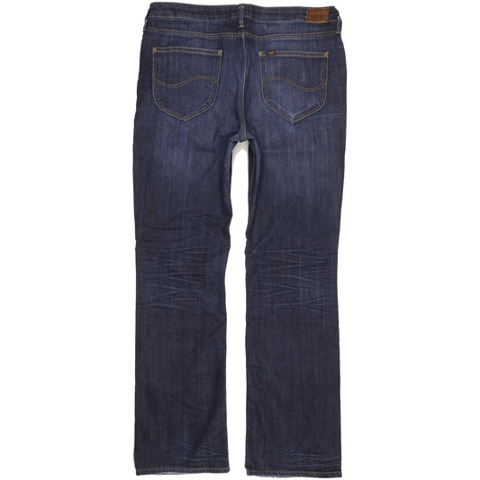Lee Cameron Women Blue Bootcut Regular Stretch Jeans W34 L32