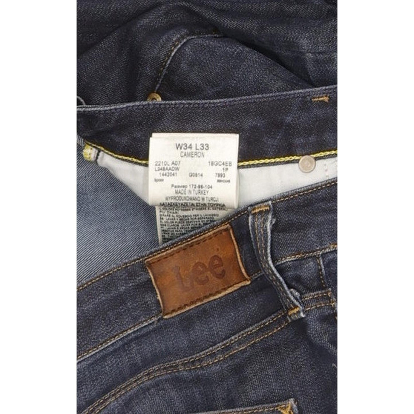 Lee Cameron Women Blue Bootcut Regular Stretch Jeans W34 L32