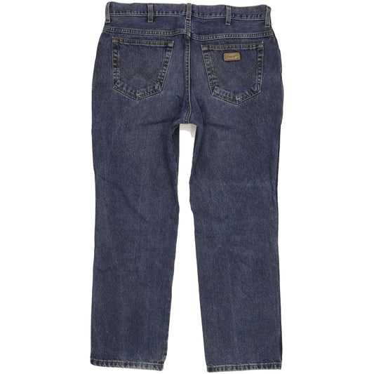 Wrangler Texas Men Blue Straight Regular Jeans W38 L30
