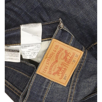 Levi's 511 Men Blue Straight Slim Stretch Jeans W32 L31