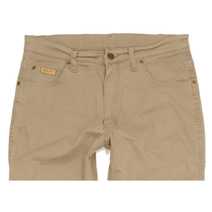 Wrangler Texas Men Beige Straight Regular Stretch Jeans W32 L30