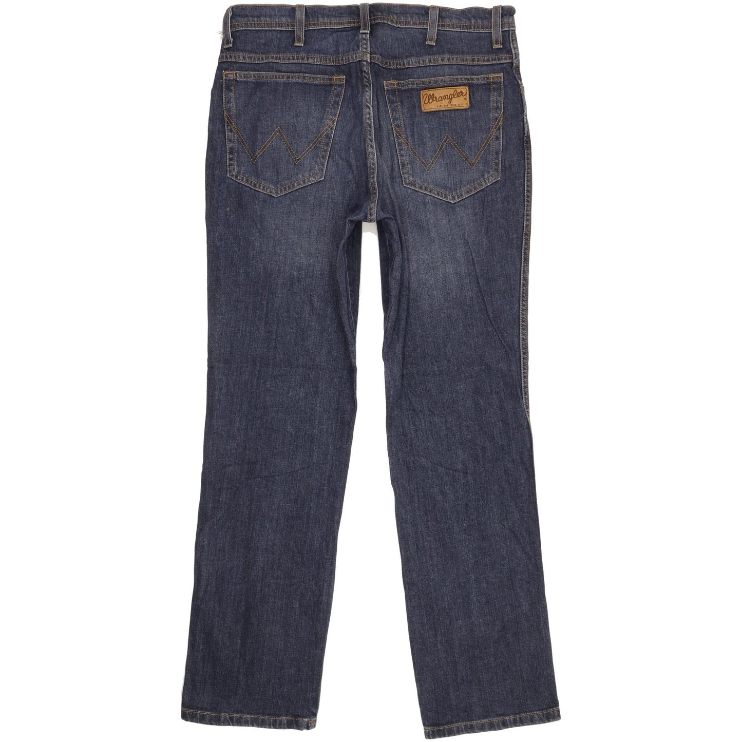 Wrangler Texas Men Blue Straight Regular Stretch Jeans W34 L32