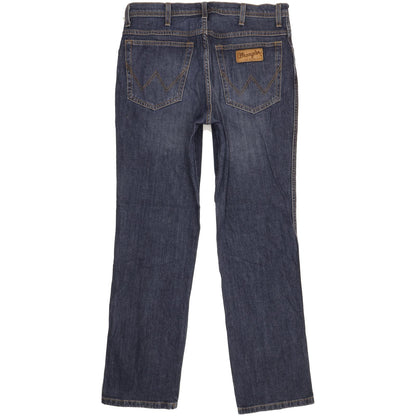 Wrangler Texas Men Blue Straight Regular Stretch Jeans W34 L32