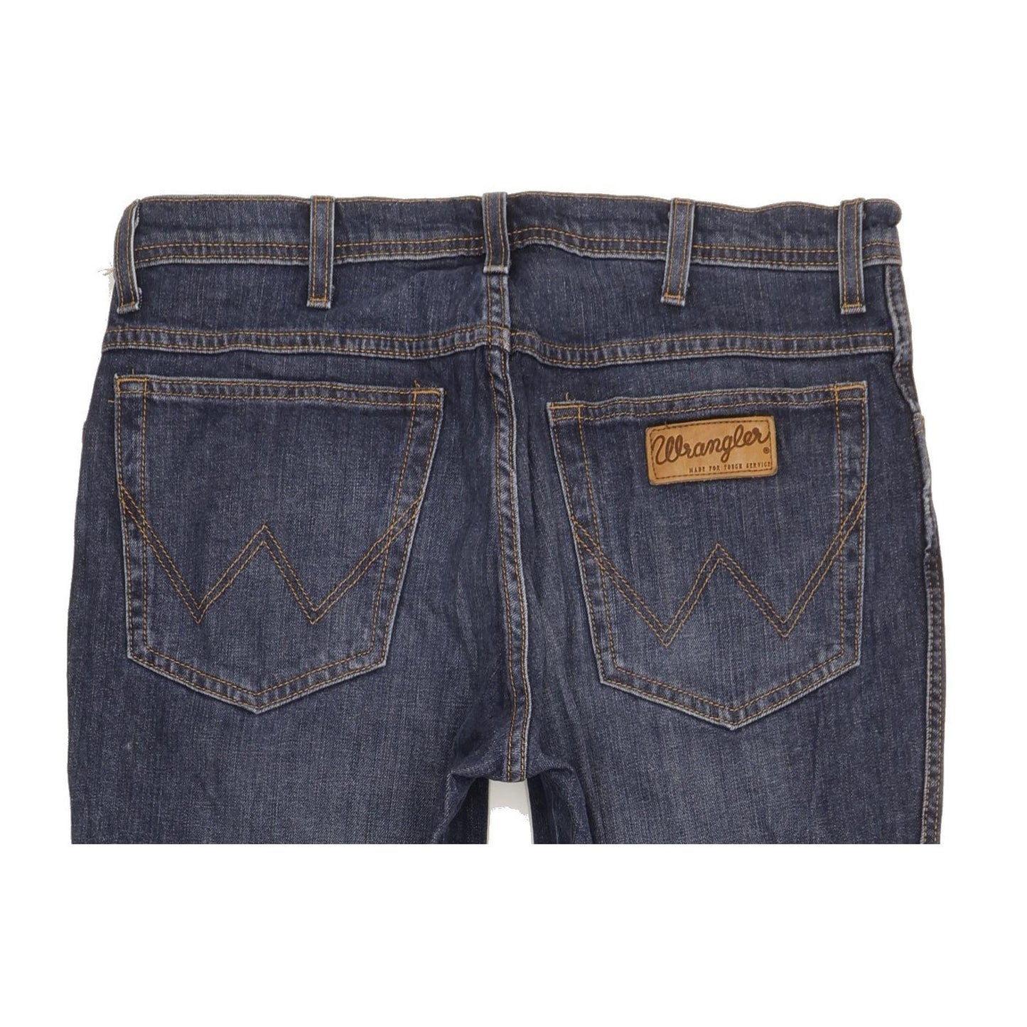 Wrangler Texas Men Blue Straight Regular Stretch Jeans W34 L32