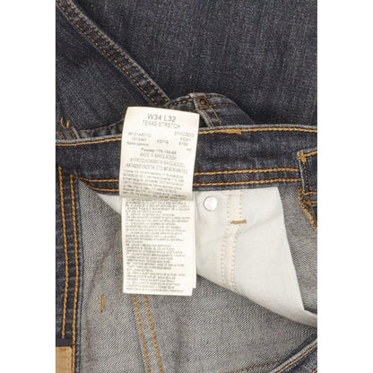 Wrangler Texas Men Blue Straight Regular Stretch Jeans W34 L32