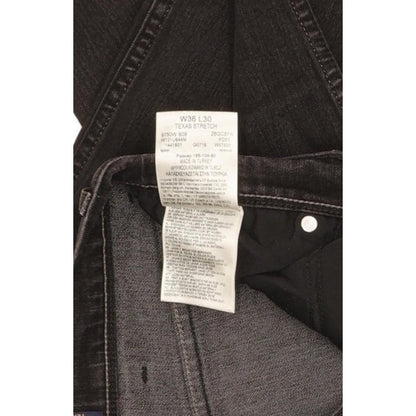 Wrangler Texas Men Black Straight Regular Stretch Jeans W36 L29
