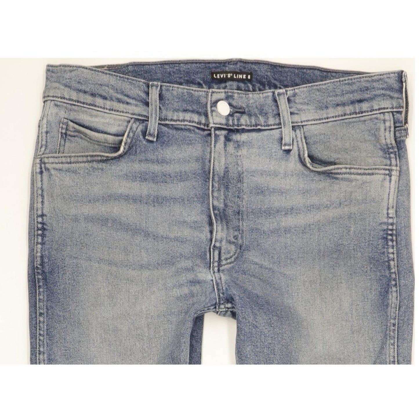 Levi's Line 8 Men Blue Skinny Slim Stretch Jeans W33 L31