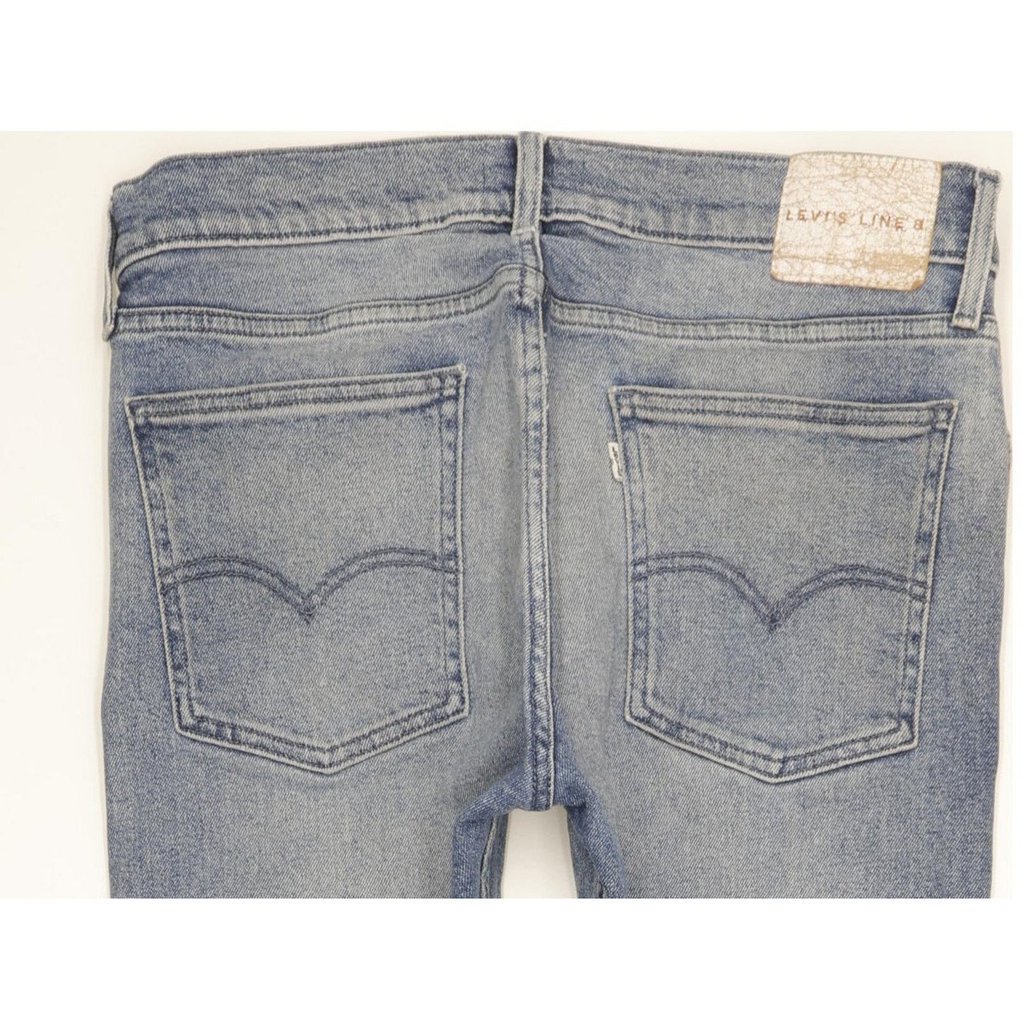 Levi's Line 8 Men Blue Skinny Slim Stretch Jeans W33 L31