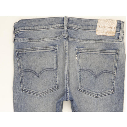 Levi's Line 8 Men Blue Skinny Slim Stretch Jeans W33 L31